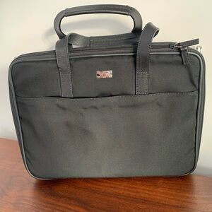 Gucci Executive Canvas Briefcase in Charcoal